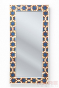 Mirror Honeycomp Blue 120x60cm