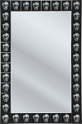 Mirror Skull Movie 120x80cm