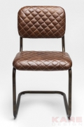 Cantilever Chair Stich Brown