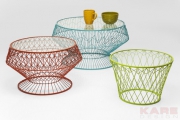 Side Table Wire Colore ( 3/Set)